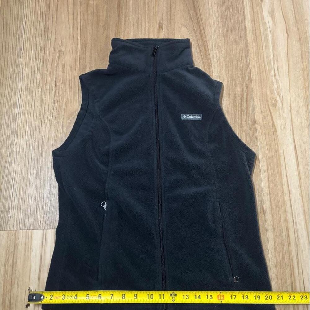 Columbia sportswear black fleece vest